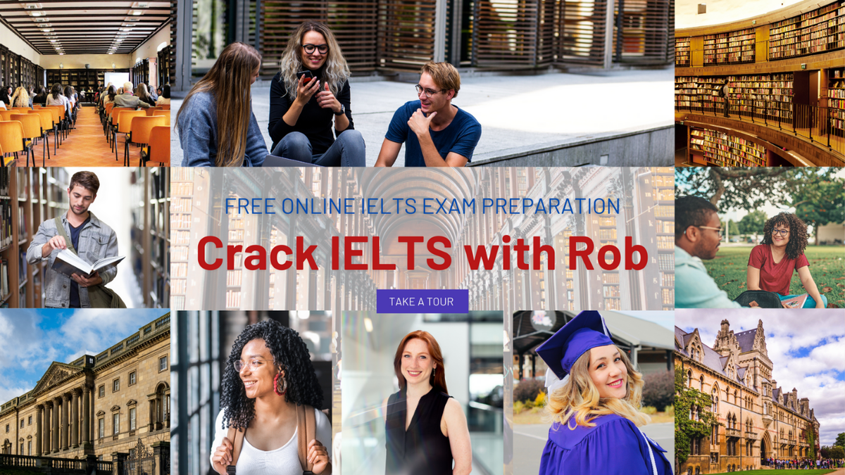 'Video thumbnail for Introduction to Crack IELTS with Rob's website'